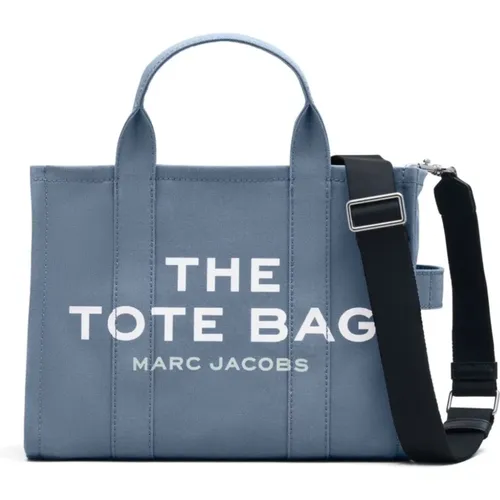Canvas Tote Tasche mit Logo-Applikation,Stilvolle Mittlere Tote Tasche,Tote Bags - Marc Jacobs - Modalova