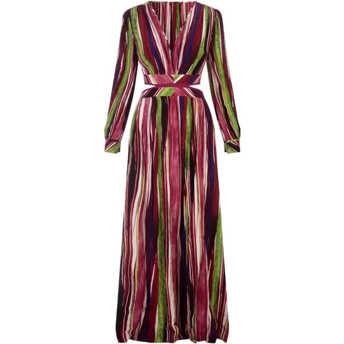 Reeds Pink Maxi Dress , female, Sizes: S - Diane Von Furstenberg - Modalova