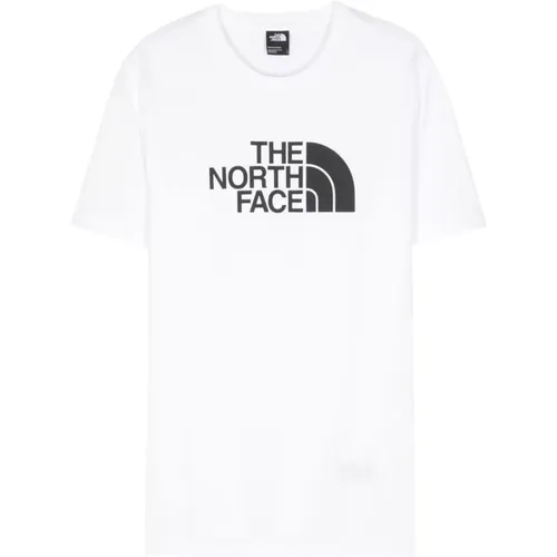 Weißes T-Shirt mit Logo-Print , Herren, Größe: 2XL - The North Face - Modalova