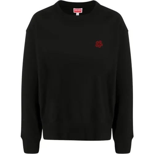 Flower Logo Sweatshirt , male, Sizes: L, S, XL - Kenzo - Modalova