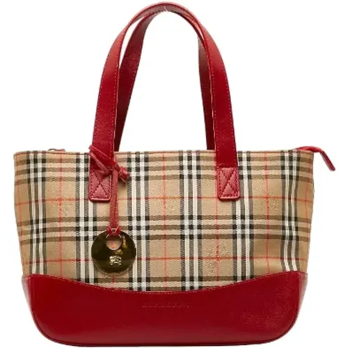 Pre-owned Canvas handbags , female, Sizes: ONE SIZE - Burberry Vintage - Modalova