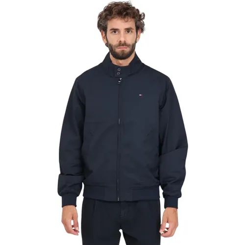 Blau Warm Gepolsterte Jacke für Männer - Tommy Hilfiger - Modalova