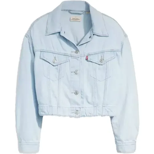 Levi's, Denim Jacke , Damen, Größe: L - Levis - Modalova