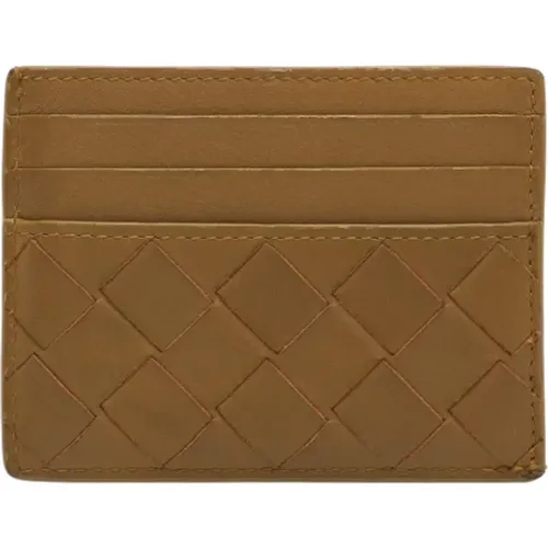 Pre-owned Leather wallets , male, Sizes: ONE SIZE - Bottega Veneta Vintage - Modalova