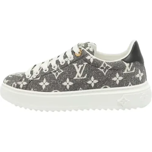 Pre-owned Denim sneakers - Louis Vuitton Vintage - Modalova