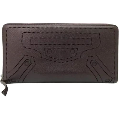 Pre-owned Leather wallets , female, Sizes: ONE SIZE - Balenciaga Vintage - Modalova