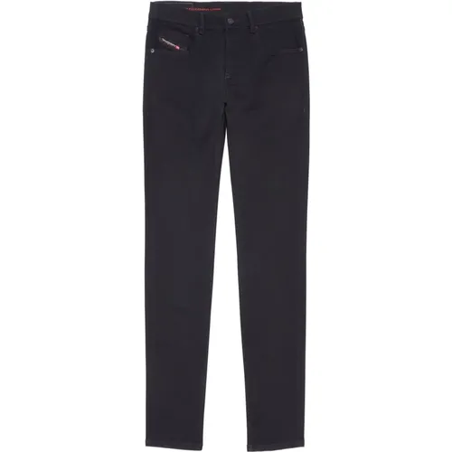 Schmale Schwarze Jeans , Herren, Größe: W26 L30 - Diesel - Modalova