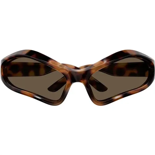 Mutige Zeitgemäße Sonnenbrille Fennec Bb0314S , Damen, Größe: ONE Size - Balenciaga - Modalova