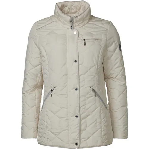 Leichte Steppübergangsjacke Sand , Damen, Größe: M - Danwear - Modalova