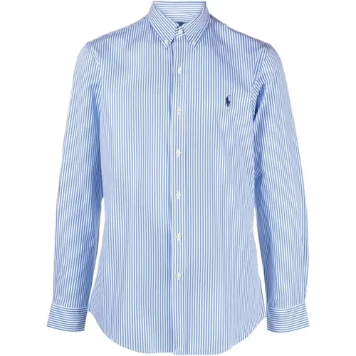 Hellblau Weißes Casual Hemd , Herren, Größe: XL - Ralph Lauren - Modalova