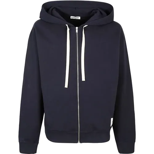 Stylish Zip-Through Sweatshirt , male, Sizes: XL, L - Jil Sander - Modalova