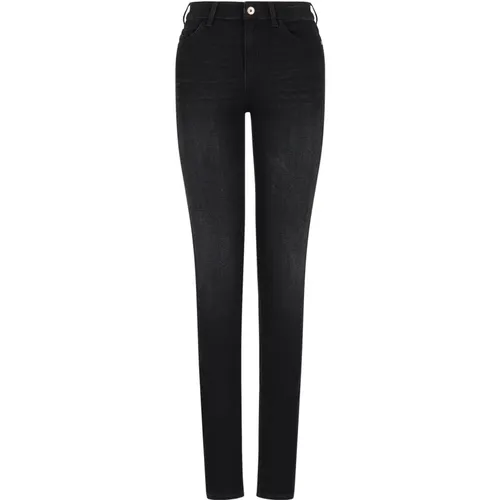 Moderne High-Waisted Skinny Jeans , Damen, Größe: W27 - Emporio Armani - Modalova
