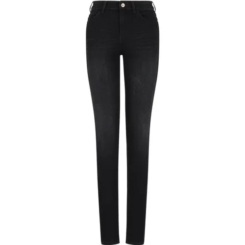 Moderne High-Waisted Skinny Jeans , Damen, Größe: W29 - Emporio Armani - Modalova