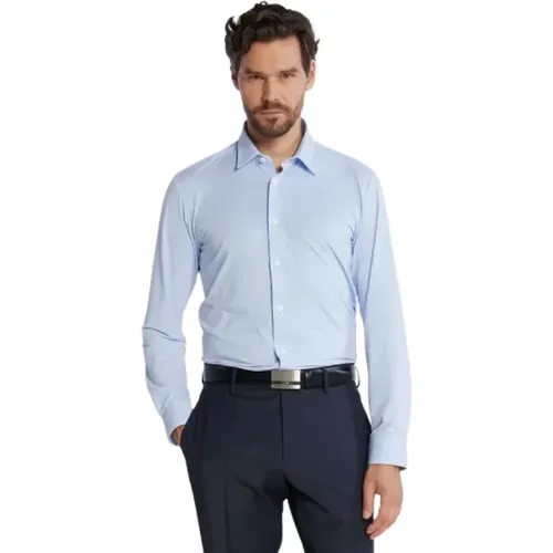 Slim Fit Stretch Hemd , Herren, Größe: M - Hugo Boss - Modalova