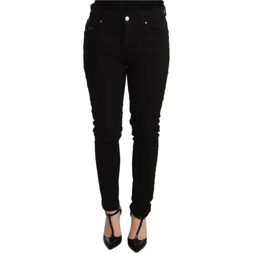 Schwarze Slim Fit Stretch Denim Jeans,Skinny Jeans - Dolce & Gabbana - Modalova