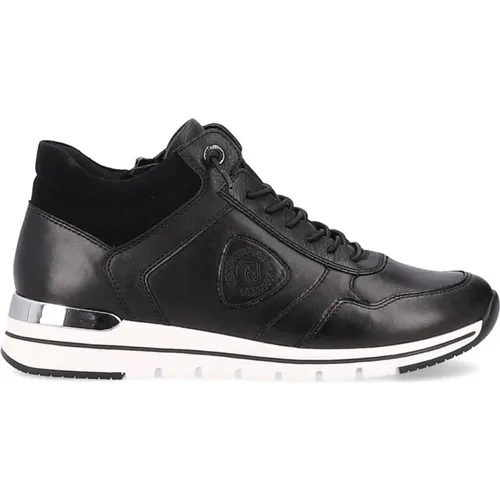 Schwarze Geschlossene Sneakers für Damen , Damen, Größe: 41 EU - Remonte - Modalova