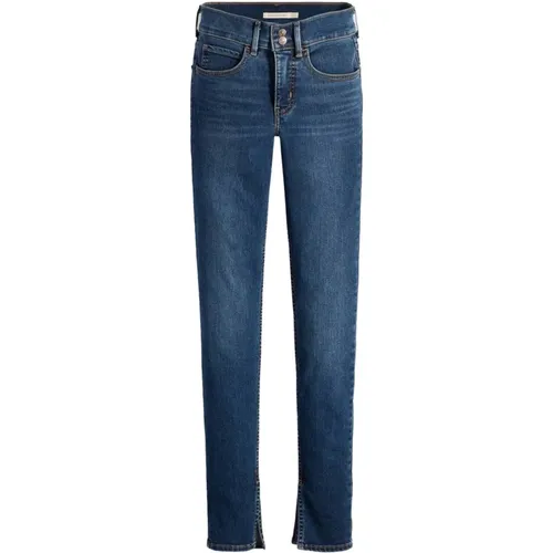 Levi's, Jeans 311 SHP Skinny Slit HEM Dark I , Damen, Größe: W27 L30 - Levis - Modalova