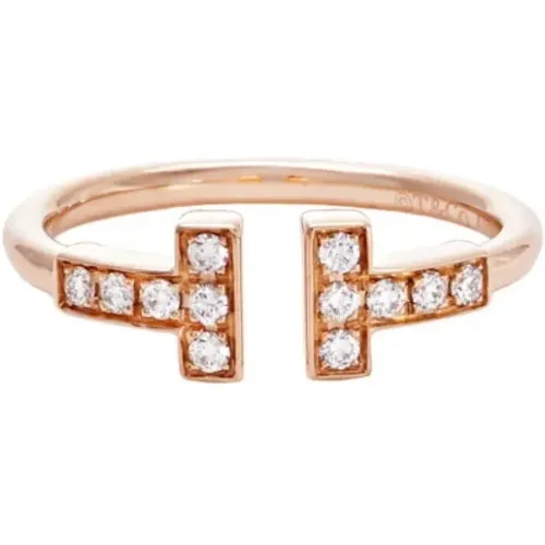 Pre-owned Rose Gold rings , female, Sizes: ONE SIZE - Tiffany & Co. Pre-owned - Modalova