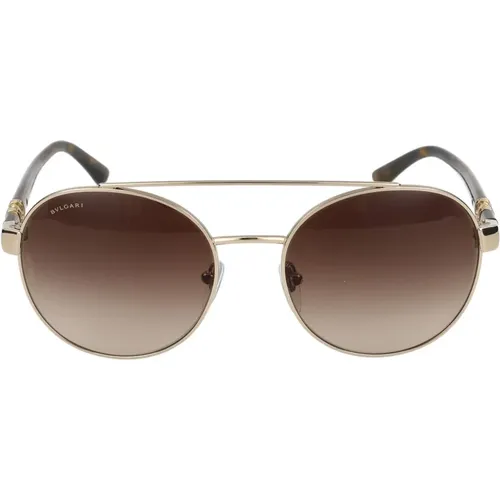 Stylish Sunglasses 6085B Sole , female, Sizes: 55 MM - Bvlgari - Modalova
