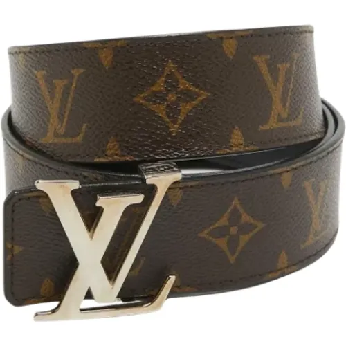 Pre-owned Canvas belts , male, Sizes: ONE SIZE - Louis Vuitton Vintage - Modalova