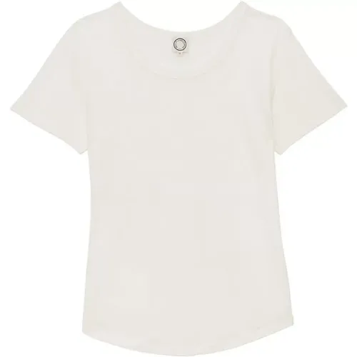 Elegant Linen T-shirt , Damen, Größe: XS - Ines De La Fressange Paris - Modalova
