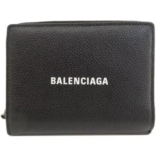 Pre-owned Leather wallets , female, Sizes: ONE SIZE - Balenciaga Vintage - Modalova