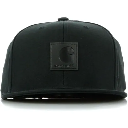 Logo Cap - Schwarzes Snapback Streetwear , Herren, Größe: ONE Size - Carhartt WIP - Modalova