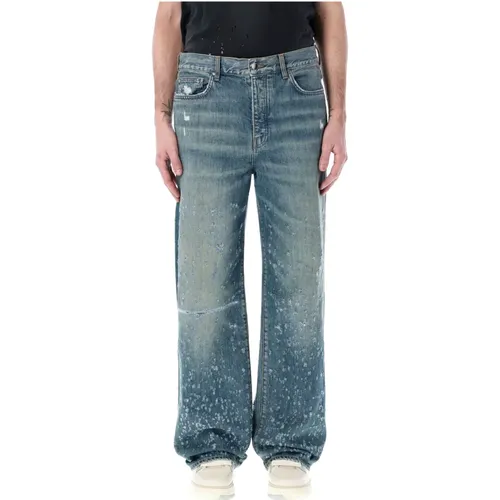 Distressed Shotgun Baggy Jeans , male, Sizes: W34, W30, W31, W32 - Amiri - Modalova