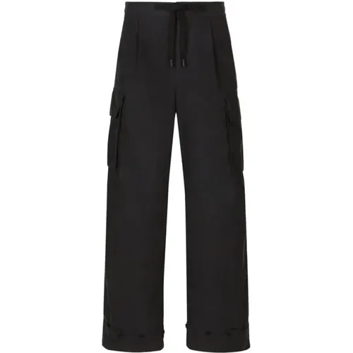 Drawstring Trousers with Pockets , male, Sizes: M, S - Dolce & Gabbana - Modalova