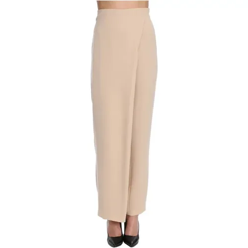 Nude Silk Trousers, Elixir Model , female, Sizes: XS - Max Mara - Modalova