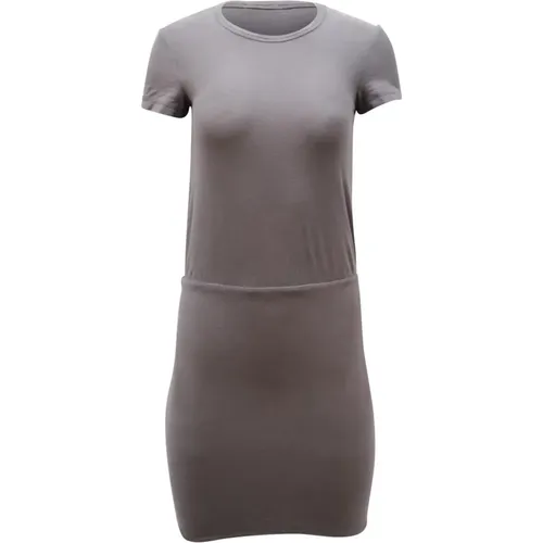 Grey Cotton Blouson Dress , female, Sizes: XS - James Perse - Modalova