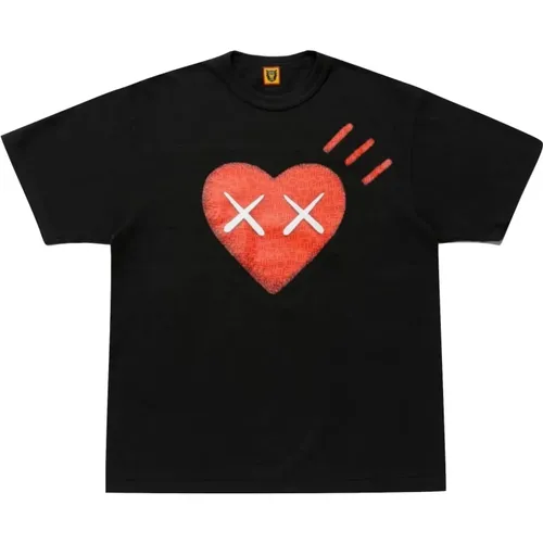 Limitierte Auflage Human Made Tee Schwarz , Herren, Größe: 2XL - Kaws - Modalova