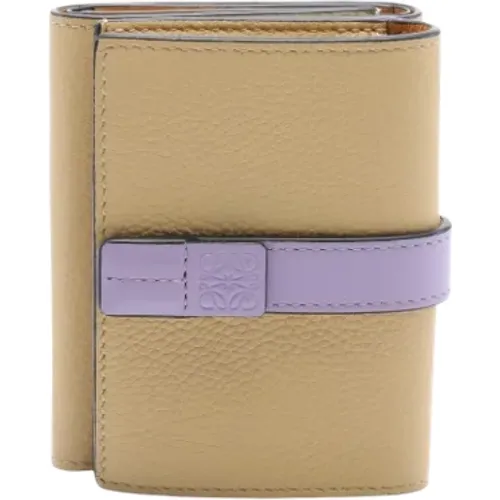 Pre-owned Leather wallets , female, Sizes: ONE SIZE - Loewe Pre-owned - Modalova