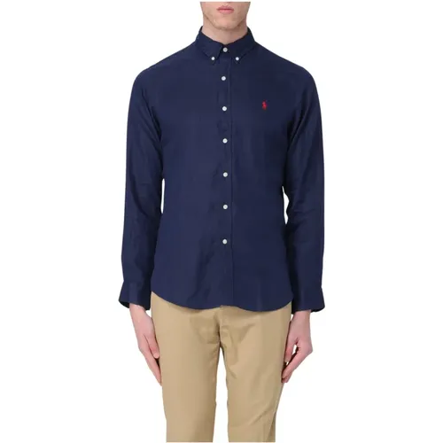 Linen Shirt , male, Sizes: L, 2XL, M - Polo Ralph Lauren - Modalova