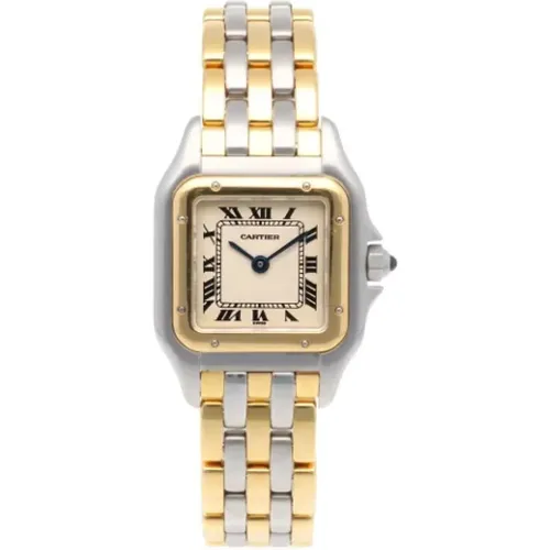 Pre-owned Gold watches , female, Sizes: ONE SIZE - Cartier Vintage - Modalova