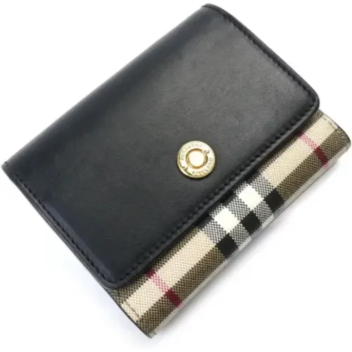 Pre-owned Leather wallets , female, Sizes: ONE SIZE - Burberry Vintage - Modalova