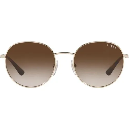 Sonnenbrille in Pale Gold/Brown Shaded - Vogue - Modalova