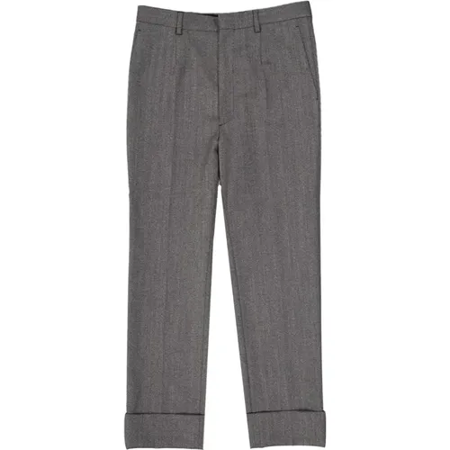 Classic Wool Trousers , male, Sizes: M - Prada - Modalova