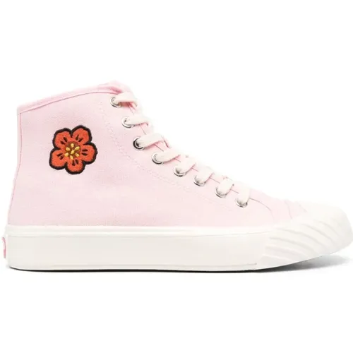 Rosa Boke Flower High-Top Sneakers , Damen, Größe: 39 EU - Kenzo - Modalova