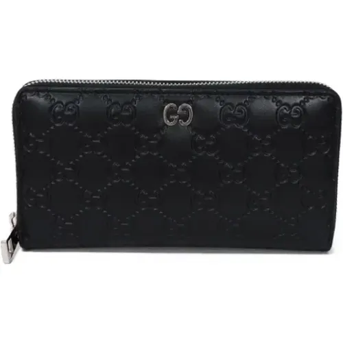 Pre-owned Leather wallets , female, Sizes: ONE SIZE - Gucci Vintage - Modalova