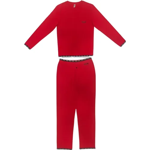 Upgrade Your Sleepwear Collection with Stylish Men`s Pyjamas , male, Sizes: S - Moschino - Modalova