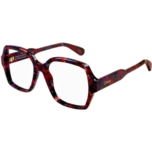 Burgundy Sunglasses Model Ch0155O , unisex, Sizes: 53 MM - Chloé - Modalova