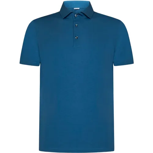 Blaue Polo T-Shirts und Polos , Herren, Größe: XL - Malo - Modalova