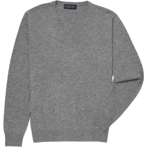 Kaschmir-V-Ausck-Pullover - Brooks Brothers - Modalova