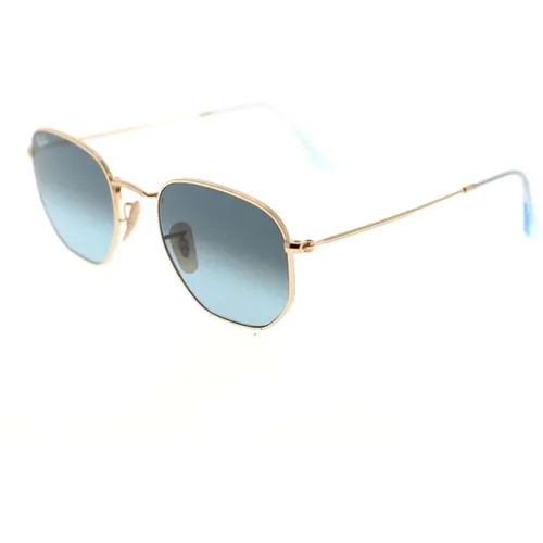 Hexagonal Sunglasses with Flat Crystal Lenses , unisex, Sizes: 51 MM, 48 MM, 54 MM - Ray-Ban - Modalova