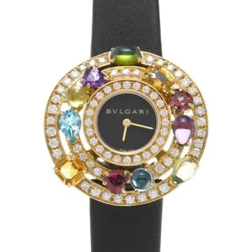 Pre-owned Yellow Gold watches , female, Sizes: ONE SIZE - Bvlgari Vintage - Modalova