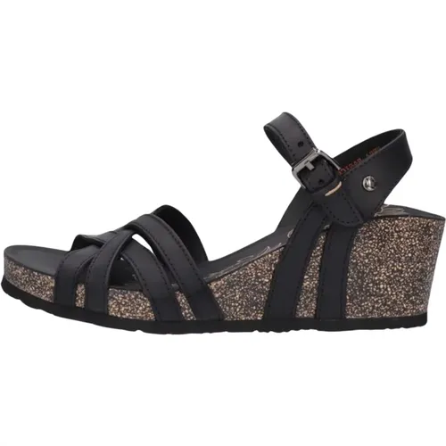 Schwarze Keilsandalette Vera Basics - Panama Jack - Modalova