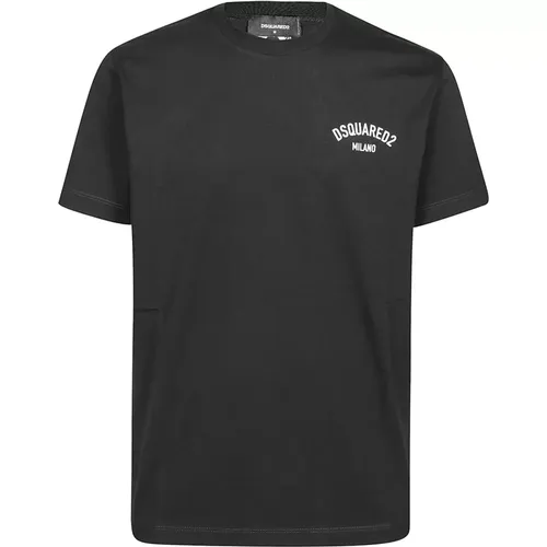 Schwarzes Cool Fit T-Shirt,Cool Fit T-Shirt - Dsquared2 - Modalova