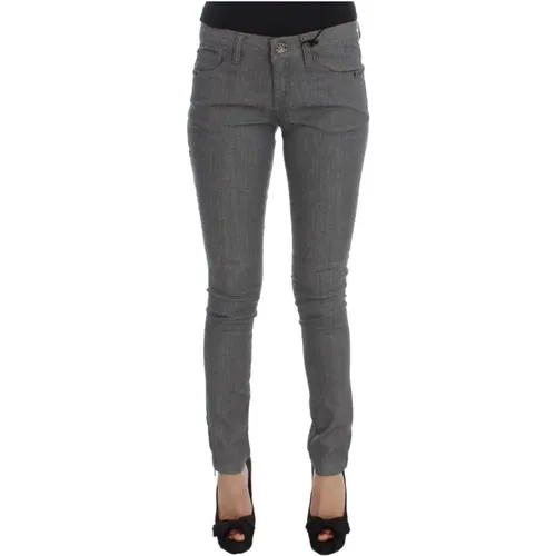 Graue Slim-Fit Designer Jeans - Costume National - Modalova