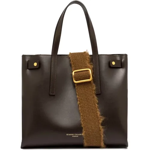 Klassische Ledertasche , Damen, Größe: ONE Size - Gianni Chiarini - Modalova